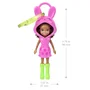 Polly Pocket - Porte-clés poupée fruitée mini avec sweat à capuche oversize - 7,6 cm