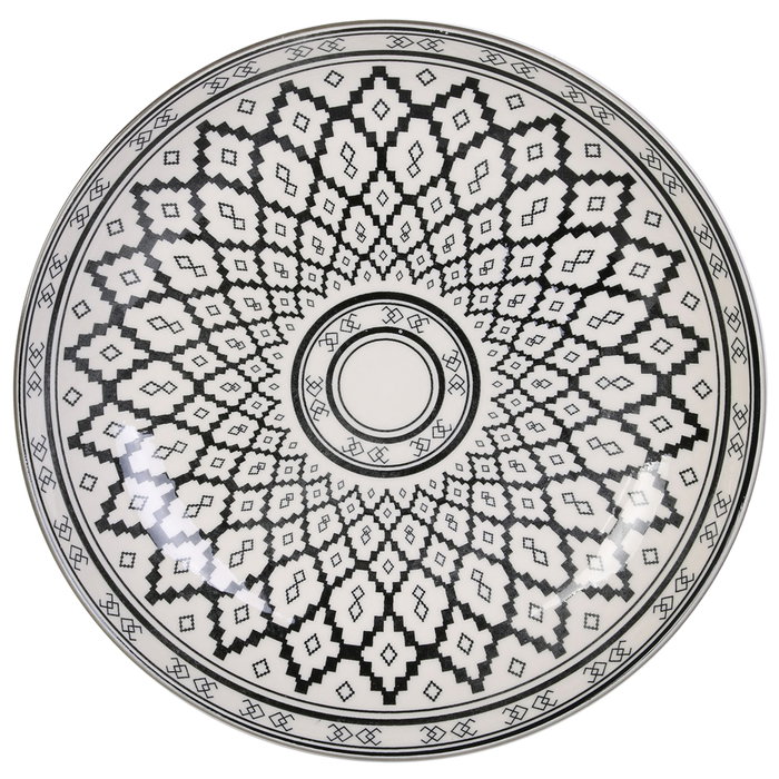 Home Deco Factory Plat d'inspiration orientale MIRAGE, 25,5 cm Home Deco Factory Plat d'inspiration orientale MIRAGE, 25,5 cm