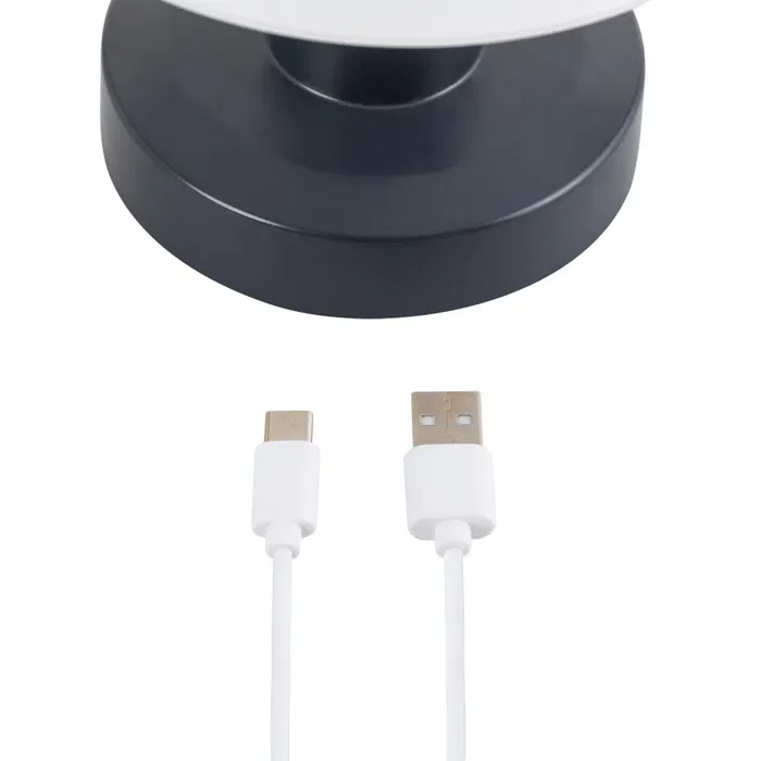 Lampe de Table Solaire 400 Lm 4000K IP54 6V 0.6W Sans Fil Rechargeable Blanc Naturel Autonomie 8H pour Intérieur Extérieur HO-PHL-1901