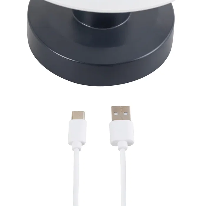 Lampe de Table Solaire 400 Lm 4000K IP54 6V 0.6W Sans Fil Rechargeable Blanc Naturel Autonomie 8H pour Intérieur Extérieur HO-PHL-1901