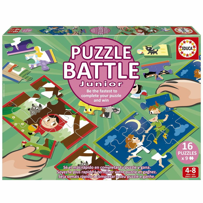 Educa Battle Jr Contes - 16 Puzzles