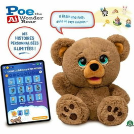 Famosa Ours Poe Conteur IA - Peluche Interactive Marron