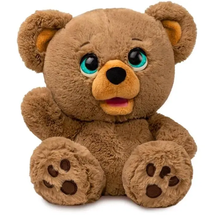 Giochi Preziosi Ours interactif conteur d'histoires Poe LAY00 - Peluche interactive avec ChatGPT, synthese vocale et contenu illimite pour enfants a partir de 4 ans