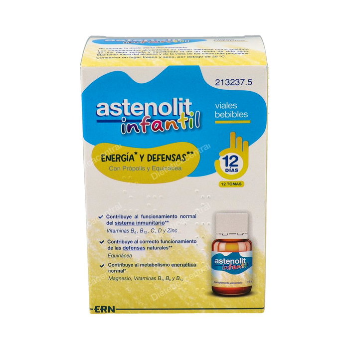 ASTENOLIT INFANTIL 12 flacons de 10 ml ASTENOLIT INFANTIL 12 flacons de 10 ml