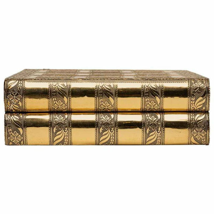 Boîte à bijoux Alexandra House Living Doré Aluminium Bois MDF 15 x 7 x 30 cm Boîte à bijoux Alexandra House Living Doré Aluminium Bois MDF 15 x 7 x 30 cm