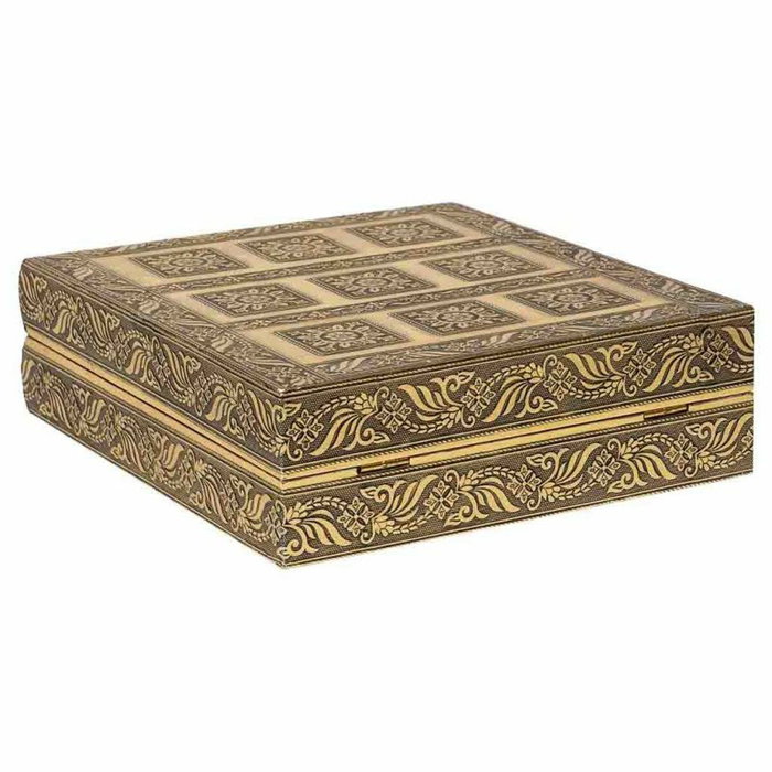 Boîte à bijoux Alexandra House Living Doré Aluminium Bois MDF 15 x 7 x 30 cm Boîte à bijoux Alexandra House Living Doré Aluminium Bois MDF 15 x 7 x 30 cm