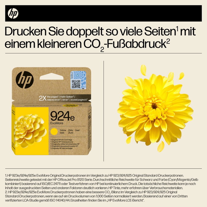 HP HP EvoMore 924e Jaune XL 4K0U9NE