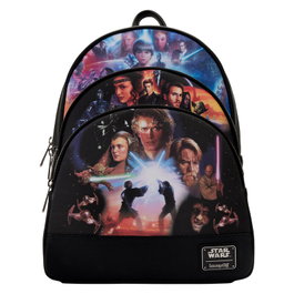 Loungefly Mini Sac à Dos Star Wars Trilogie des Prequels
