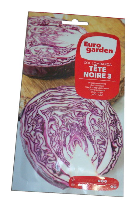 Semences de chou lombarde Tete Noire 6 g Semences de chou lombarde Tete Noire 6 g