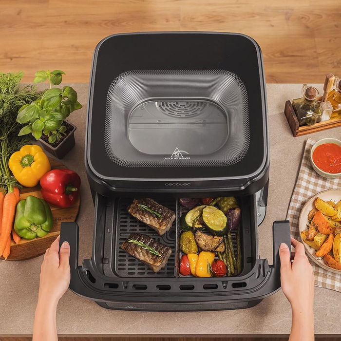 Friteuse à air Cecotec Cecofry Advance 10000 Full Vision 10L 2200W Noir 12 menus