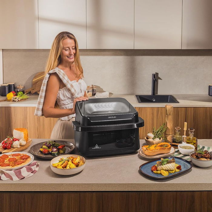 Friteuse à air Cecotec Cecofry Advance 10000 Full Vision 10L 2200W Noir 12 menus