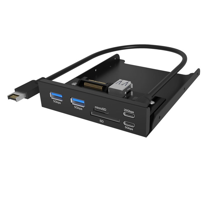 Icy IB-HUB1419-i3 Panneau avant pour baie 3,5 pouces