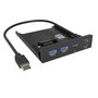 Icy IB-HUB1419-i3 Panneau avant pour baie 3,5 pouces