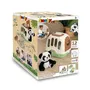 Smoby Mallette Vétérinaire avec Peluche Panda - 1 Peluche et 11 Accessoires pour Soigner les Animaux - Produit 2 en 1 Cage de Transport - Jeu d'Imitation pour Enfants dès 3 Ans