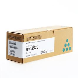 Ricoh Toner SPC352E / 408216 Cyan - Cartouche d'encre Cyan pour imprimante