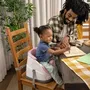 Ingenuity - Réhausseur de chaise bébé 2 en 1, base pivotante, plateau amovible et rangement facile, pour enfants de 6 mois à 3 ans
