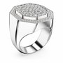 Swarovski Bague Dextera Taille 52 Gris Edition Femme