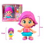 FAMOSA - Poupée Pinypon Pop & Makeup - Figurine de 17 cm à maquiller et décorer - Référence PNY70000
