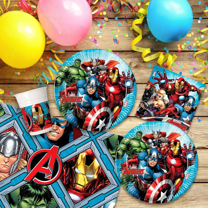 Set d'articles de fête The Avengers 37 Pièces Set d'articles de fête The Avengers 37 Pièces