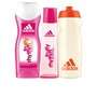 Adidas Coffret 3 Pièces Fruity Rhythm Eau de Toilette pour Femme 75ml + Gel Douche 75ml + Gourde