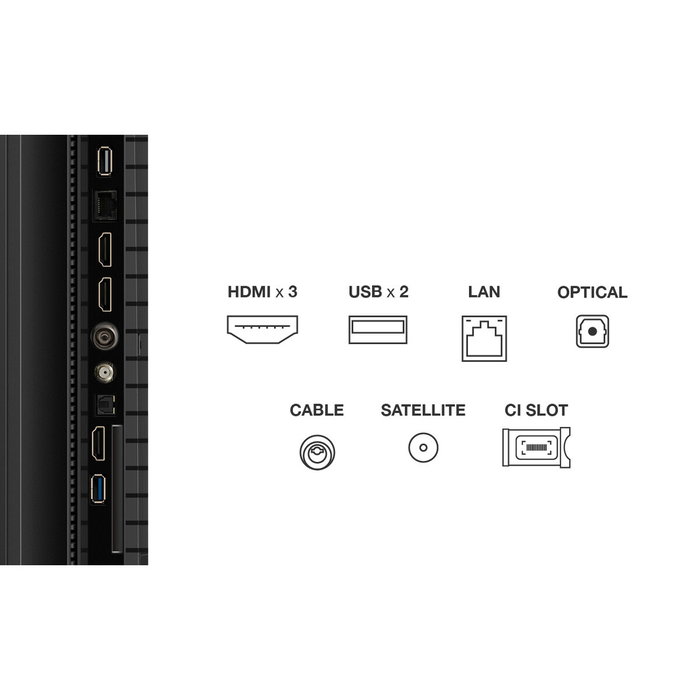 TV intelligente TCL 85P7K 85" 4K Ultra HD HDR QLED TV intelligente TCL 85P7K 85" 4K Ultra HD HDR QLED