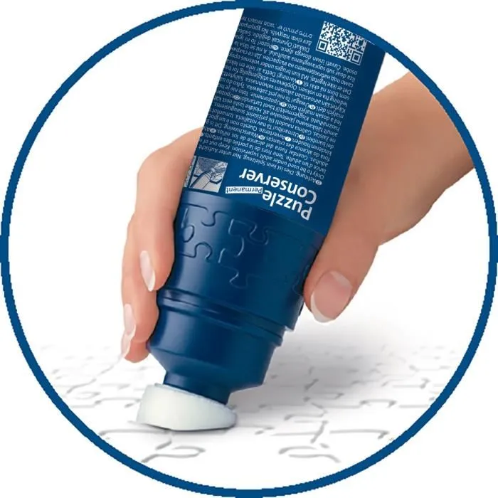 Ravensburger Colle pour Puzzle 200 mL - Accessoire pour Conserver et Assembler les Puzzles - Application Facile et Prête à l'Emploi - Finition Transparente