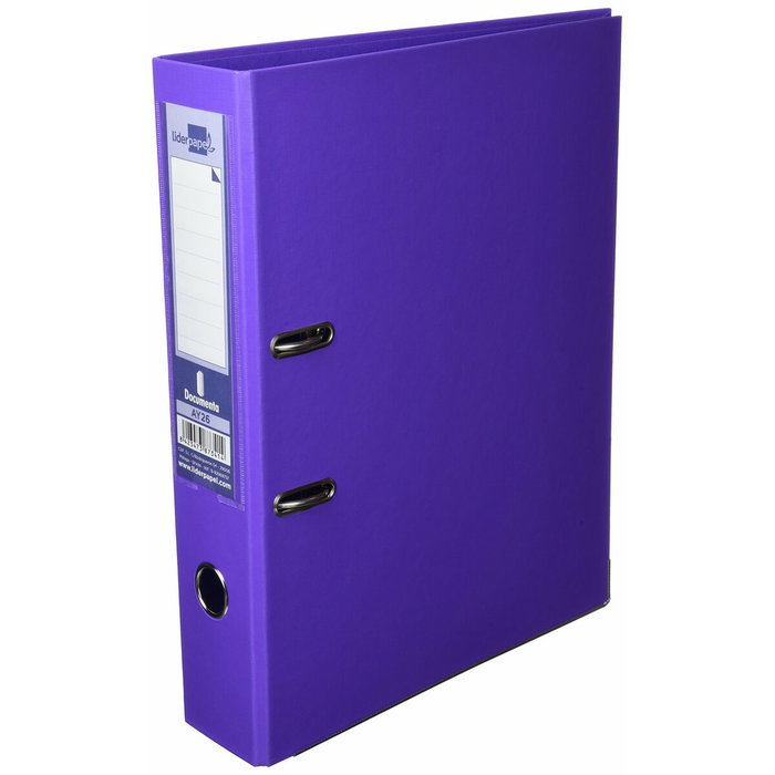 Reliure à anneaux Liderpapel AY26 Lila A4 (1 Unité) Reliure à anneaux Liderpapel AY26 Lila A4 (1 Unité)