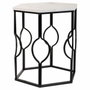 Jeu de 2 tables Alexandra House Living Blanc Fer Bois MDF 39 x 57 x 39 cm