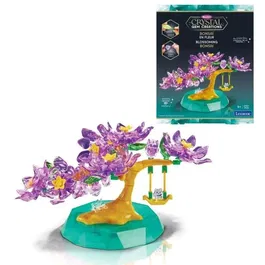 Crazart Coffret Créatif Bijoux en Cristal Gemmes Facettées Bonsai Florissant - Assemble Pétales, Feuilles, Gemmes et Autocollants Métalliques