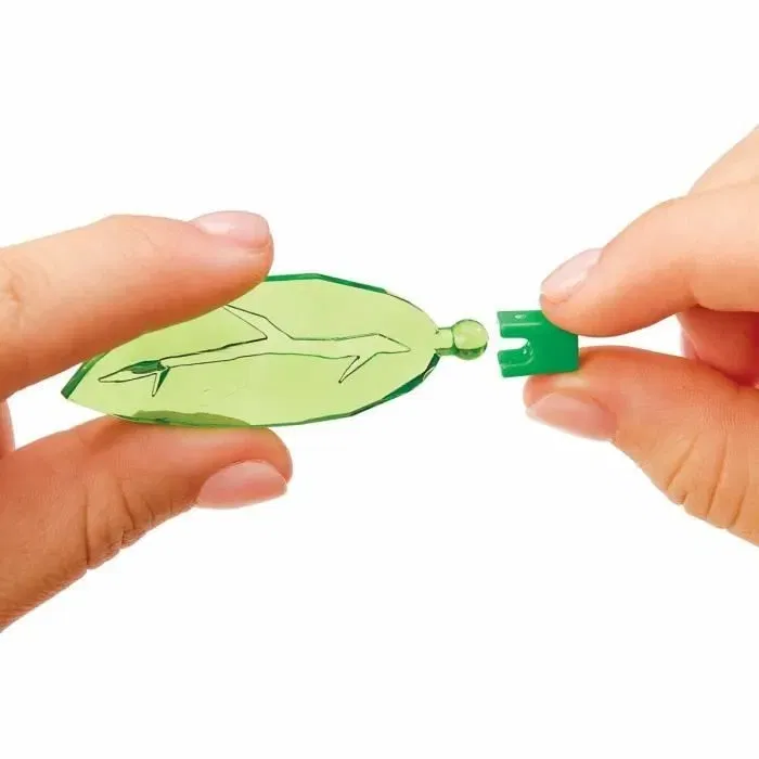 Crazart Coffret Créatif Bijoux en Cristal Gemmes Facettées Bonsai Florissant - Assemble Pétales, Feuilles, Gemmes et Autocollants Métalliques