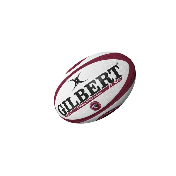 Gilbert Ballon de rugby Bordeaux UBB Réplique taille 5 - Lot de 5 ballons pour entraînement et collection Gilbert Ballon de rugby Bordeaux UBB Réplique taille 5 - Lot de 5 ballons pour entraînement et collection