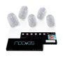 Nooves Feuilles à Ongles en Gel Premium Glam #Glitter Grey - 20 Unités