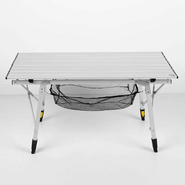 Color Baby Mesa de camping pliable compacte en aluminium 90 x 51 x 45/70 cm Color Baby Mesa de camping pliable compacte en aluminium 90 x 51 x 45/70 cm