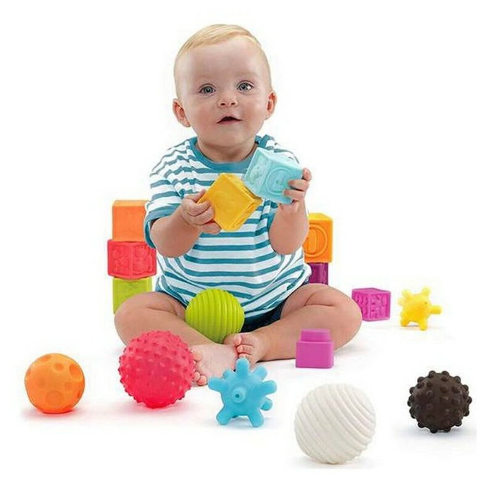 Molto Sacoche de 12 cubes sensoriels Molto Sacoche de 12 cubes sensoriels