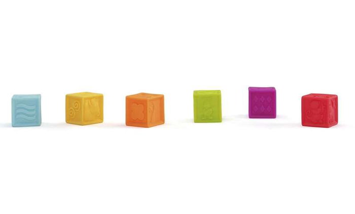 Molto - Sac de cubes sensoriels 12 pièces - Jeu éducatif en plastique - Pour enfants de 6 mois à 99 ans