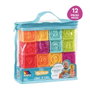 Molto - Sac de cubes sensoriels 12 pièces - Jeu éducatif en plastique - Pour enfants de 6 mois à 99 ans