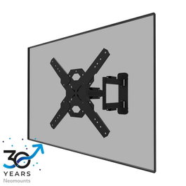 Neomounts WL40S-850BL14 Support Mural TV Pivotant avec Inclinaison pour Ecrans 32-65 Pouces VESA 100x100-400x400, Charge Max 40 kg, Système Easy-Release, Gestion Câbles, Noir
