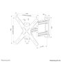 Neomounts WL40S-850BL14 Support Mural TV Pivotant avec Inclinaison pour Ecrans 32-65 Pouces VESA 100x100-400x400, Charge Max 40 kg, Système Easy-Release, Gestion Câbles, Noir