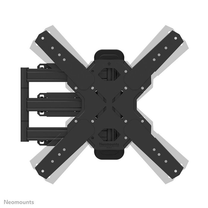 Neomounts WL40S-850BL14 Support Mural TV Pivotant avec Inclinaison pour Ecrans 32-65 Pouces VESA 100x100-400x400, Charge Max 40 kg, Système Easy-Release, Gestion Câbles, Noir