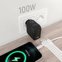 Chargeur mural Aisens ASCH-100W4P029-BK Noir Multicouleur 100 W