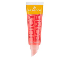Essence Juicy Bomb - Brillant à lèvres pailleté et crèmeux avec éclat doré, parfum miel vanille, 10ml, #103-Proud Papaye, Cruelty Free & Vegan
