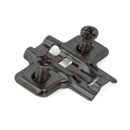 HERRAJES ALK Calzo Avion Puma Clip H0 - H4, Cales de Réglage pour Portes, Finition Graphite, Fixation par Vis Euro, Hauteurs H0 et H4