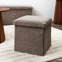 Home Deco Factory Pouf Pliable Scott Taupé