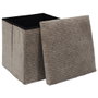 Home Deco Factory Pouf Pliable Scott Taupé
