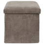 Home Deco Factory Pouf Pliable Scott Taupé