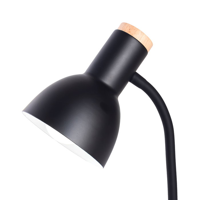 SKD-T003-B Lampe de Table Alison Acier Noir 1 x E27 Sans Ampoule SKD-T003-B Lampe de Table Alison Acier Noir 1 x E27 Sans Ampoule