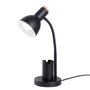 SKD-T003-B Lampe de Table Alison Acier Noir 1 x E27 Sans Ampoule