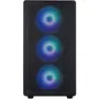Zalman Boîtier PC M5 ARGB Mini Tour Noir - Format M-ATX et Mini-ITX, 4 Ventilateurs ARGB 120mm, Façade Mesh, Panneau Verre Trempé, Ports USB 3.0 et Type-C