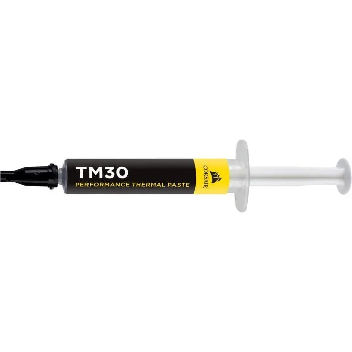 Corsair TM30 CT-9010001-WW Pâte thermique haute performance pour processeur, base oxyde de zinc, faible viscosité Corsair TM30 CT-9010001-WW Pâte thermique haute performance pour processeur, base oxyde de zinc, faible viscosité
