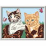 Ravensburger CreArt Kids Kit de peinture par numéros Chatons et Chaussures 18x24cm
